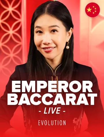 Emperor Baccarat from Evolution, playable at SpinBoss Casino
