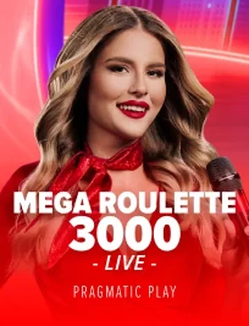 Mega Roulette 3000 from Pragmatic Play Live, playable at SpinBoss Casino